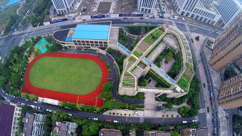 Ngoài việc cung cấp rau hữu cơ xanh tươi và trái cây sạch, trang trại trên mái nhà trường tiểu học Pujia cũng là một lớp cách nhiệt giúp tòa nhà mát mẻ vào mùa hè và ấm áp vào mùa đông.