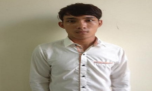 Đối tượng Lê Thanh Quân, kẻ bịt mặt dùng kiếm truy sát chủ trang trại. (Ảnh: Phapluatplus)