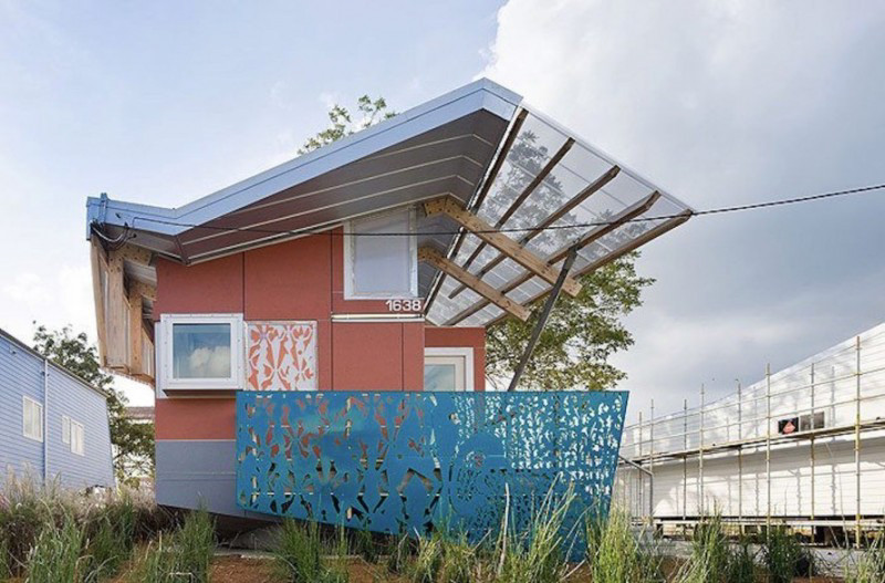 Công trình FLOAT House được xác định là “nhà ở lưỡng cư” (trên cạn và trên mặt nước) do Morphosis Architects thiết kế. Ảnh: Dezeen