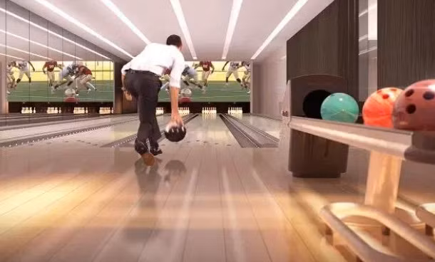 Sân chơi bowling 6 làn hiện đại. Nguồn ảnh: Autoevolution, Loveproperty