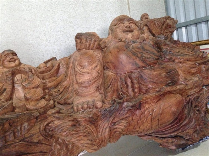 Khi thành bức tượng, có người ngã giá 1,5 tỷ đồng nhưng chủ nhân không chịu bán. Ảnh: NNVN.