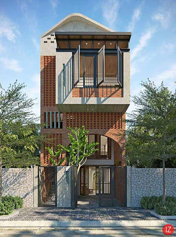 Một mẫu thiết kế cầu kỳ, vừa mang vẻ đẹp hiện đại lại chấm phá nét cổ xưa truyền thống. Ảnh: Xaydungso.