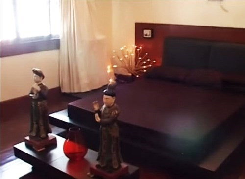 Một góc phòng ngủ khác mang đậm chất thiền. Ảnh: GDTĐ.