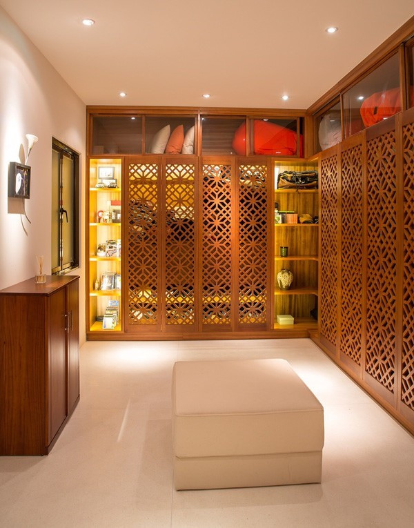 Phòng thay đồ bài trí gọn gàng. Ảnh: Lao động.