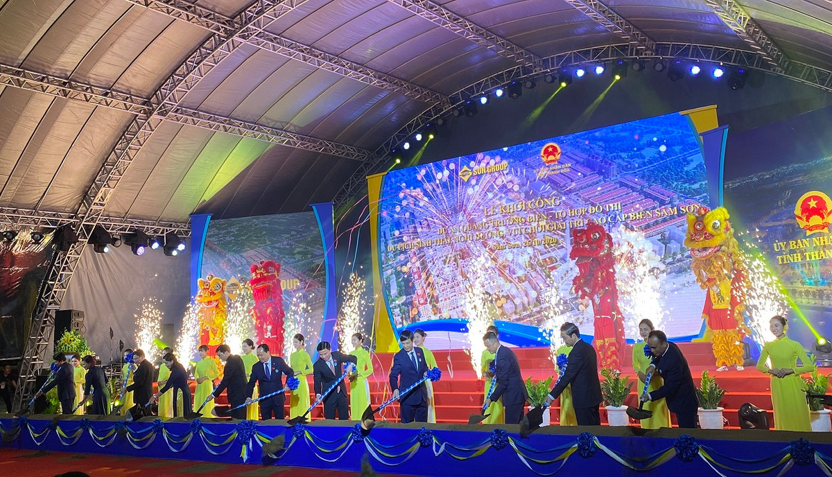 Sun Group khoi cong du an du lich sinh thai Sam Son hon 1 ty USD