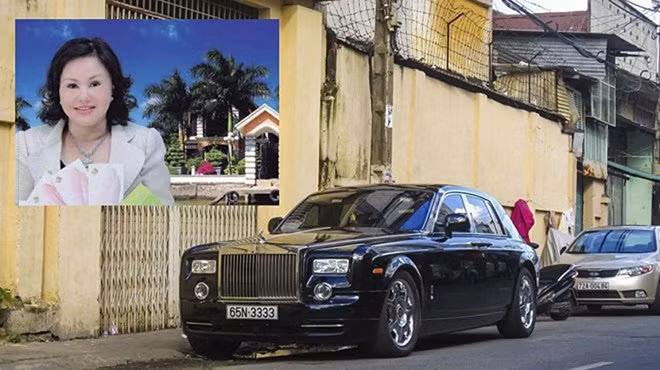 Nữ đại gia thủy sản Phạm Thị Diệu Hiền từng quyết định bán 2 căn nhà để mua chiếc Rolls-Royce nhằm mục đích xây dựng thương hiệu, với giá khoảng 25 tỷ đồng. Chiếc xe này chuyên được dùng để đưa đón khách quý tận sân bay trong các chuyến làm ăn. Ảnh: Internet
