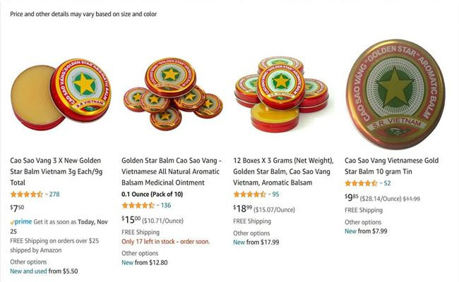 Vài năm gần đây, Cao Sao Vàng bỗng "hot" trở lại trên thị trường quốc tế, luôn trong tình trạng "sắp hết" hoặc "cháy hàng" tại các website bán hàng trực tuyến nổi tiếng như eBay, Amazon, các gian hàng dược phẩm online ở nhiều nước như Hàn Quốc, Nhật Bản, Nga, Anh,Mỹ, Úc...dù mức giá đến tay người dùng lên tới hàng trăm thậm chí là hơn 1 triệu đồng/hộp.