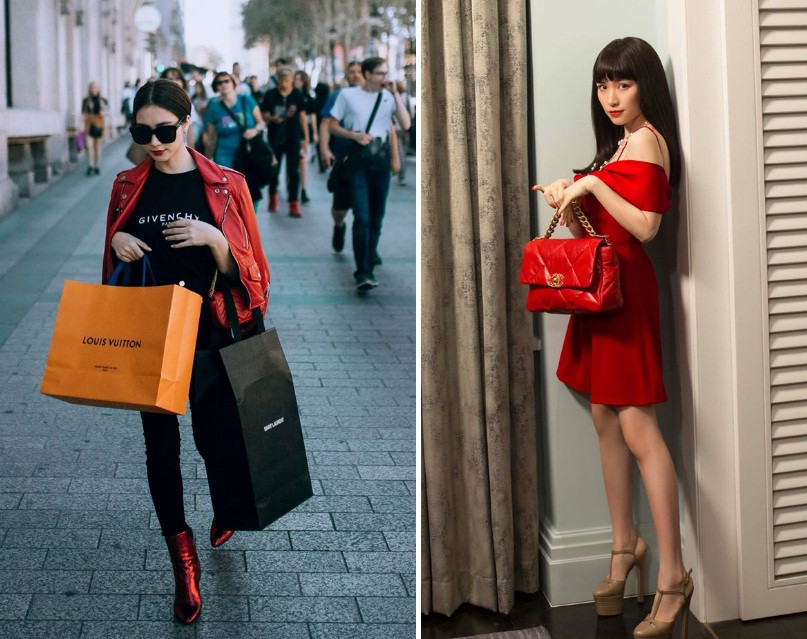 Không những thế, Hòa Minzy còn là một tay chơi hàng hiệu của showbiz Việt.