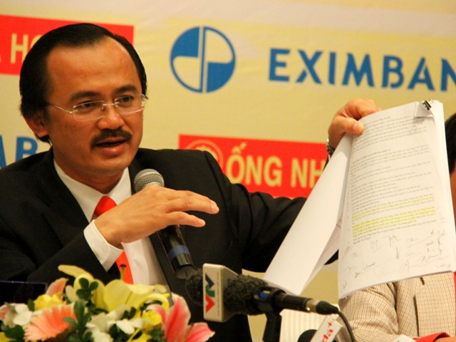 Ông Võ Quốc Thắng là chủ tịch HĐQT của Đồng Tâm Group và từng có thời gian ngồi ghế Chủ tịch HĐQT Ngân hàng TMCP Kiên Long (Kienlongbank) giai đoạn 2013-2018. Ảnh: Người đưa tin.