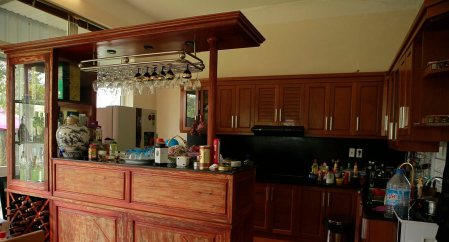 Phòng bếp ngập tràn ánh sáng tự nhiên. Ảnh: Vietnamnet.