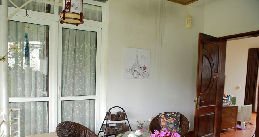 Góc ban công tầng 2. Ảnh: Vietnamnet.