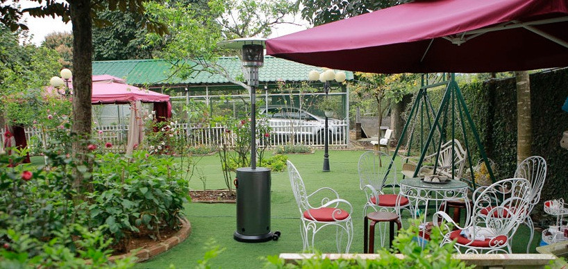 Trong số hơn 1.000m2 đất, diện tích vườn chiếm tới 930m2. Ảnh: Vietnamnet.