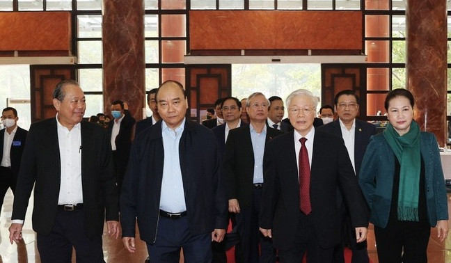 Tong Bi thu, Chu tich nuoc chu tri Hoi nghi PCTN