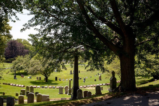 Tọa lạc trên khu đất rộng, khu nghĩa trang dành cho giới nhà giàu này xây dựng vào năm 1838, trông giống một công viên thành phố hay khu nghỉ dưỡng hạng sang.