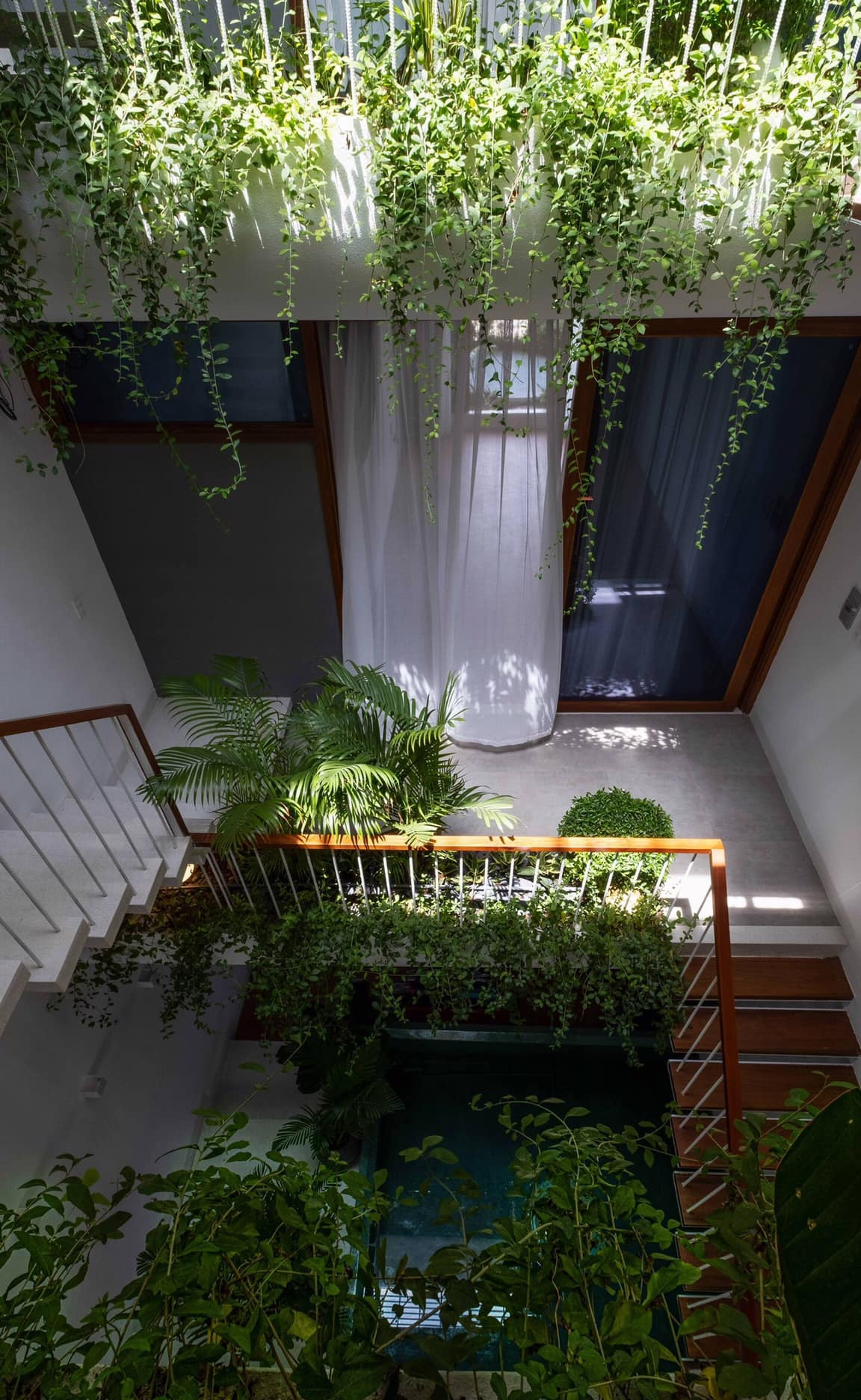 Ở mọi góc nhà, gia chủ đều có thể tiếp xúc với thiên nhiên. Nguồn ảnh:Quảng Chơn