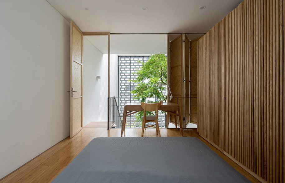 Phần yên tĩnh gồm các phòng ngủ.