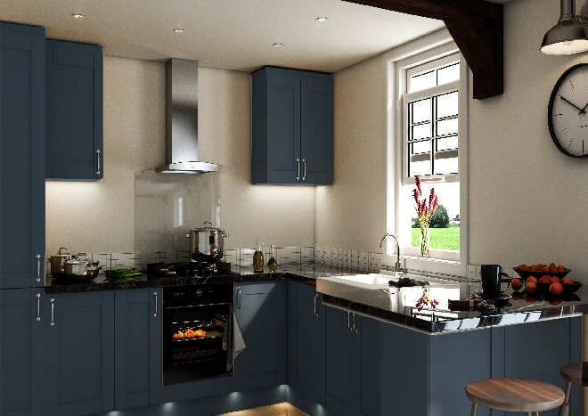 Rojas dự đoán màu xanh chàm có thể là màu nhà bếp đặc biệt hợp thời trang vào năm 2021.