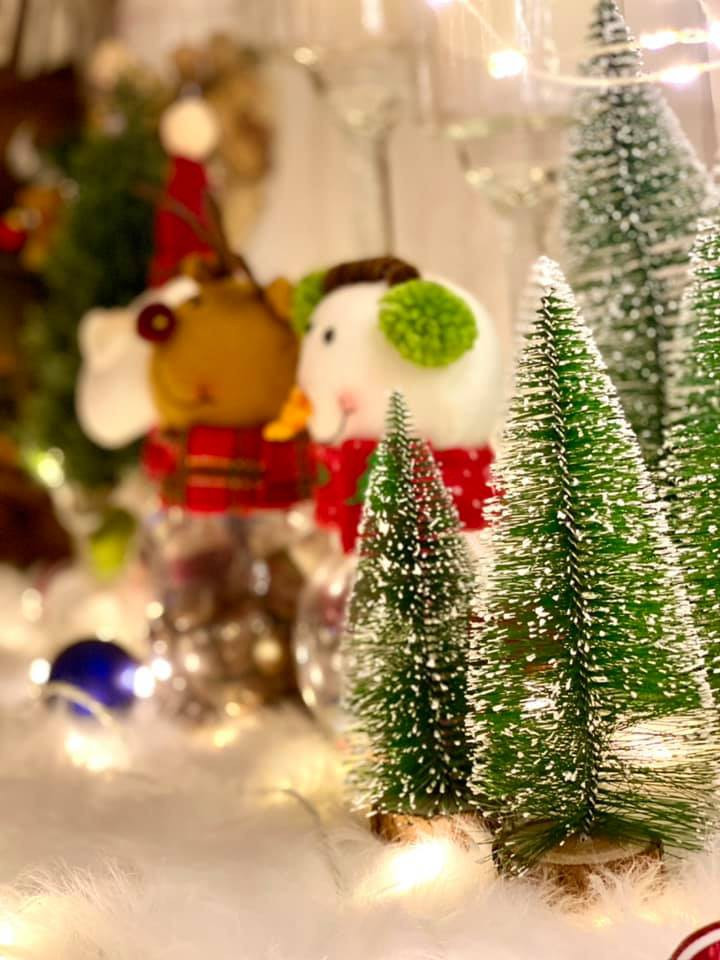 Từng góc trong căn biệt thự được bày trí tỉ mỉ với những món phụ kiện xinh xắn, đáng yêu.