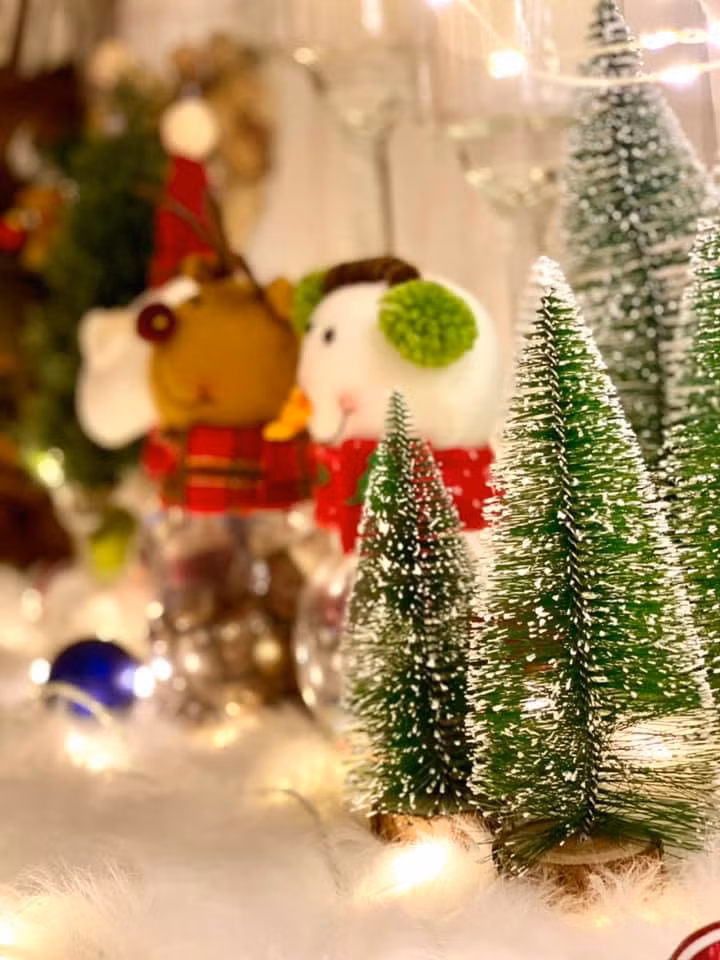 Từng góc trong căn biệt thự được bày trí tỉ mỉ với những món phụ kiện xinh xắn, đáng yêu.