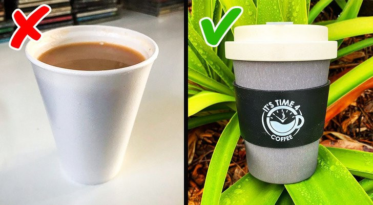 Những cốc xốp đựng cà phê không phải là lựa chọn an toàn. Bởi cà phê với hóa chất có trong cốc khi tác động lẫn nhau trong điều kiện nóng sẽ có hại cho sức khỏe của bạn.