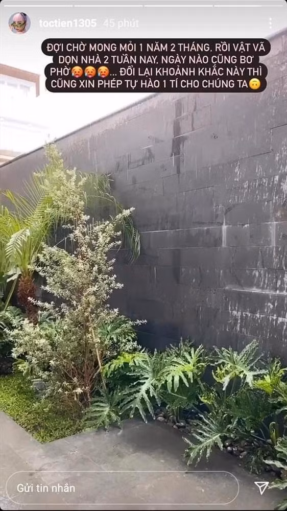 Được biết, căn biệt thự của Tóc Tiên nằm trên khu đất có diện tích 270m2, gồm 3 tầng lầu cùng 1 tầng hầm.