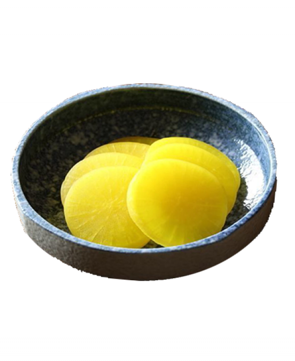 Củ cải muối chua của Nhật Bản ăn giòn, có vị chua ngọt, thơm bùi. Ảnh: Internet.