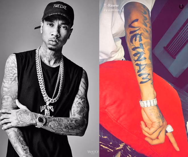Tyga là rapper người Mỹ nhưng mang trong người một nửa dòng máu Việt Nam bởi mẹ anh là người Việt. Năm 2007, Tyga bắt đầu sự nghiệp rapper năm anh 18 tuổi và nhanh chóng nổi tiếng.