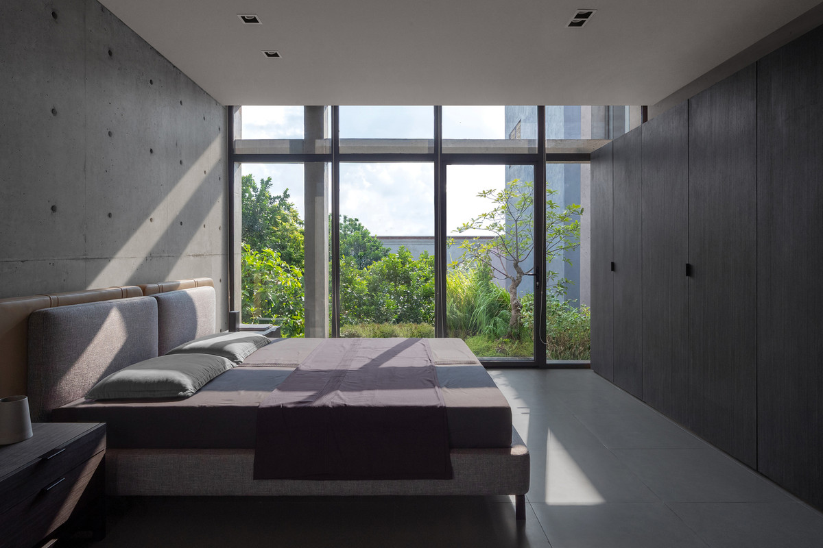 Phòng ngủ ngập ánh nắng. Nguồn ảnh: Trieu Chien.