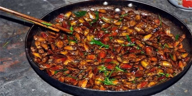 Khách khắp nơi đặt mua song số lượng bọ xít ít nên không đủ bán.