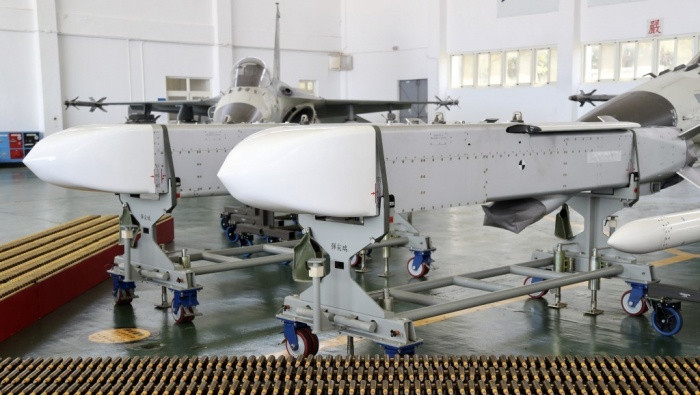 Khong quan Dai Loan phong thu ten lua hanh trinh Van Chien dang gom