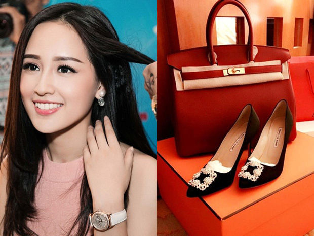 Trên trang cá nhân, khán giả không ít lần chứng kiến mức độ mua sắm hàng hiệu của người đẹp.