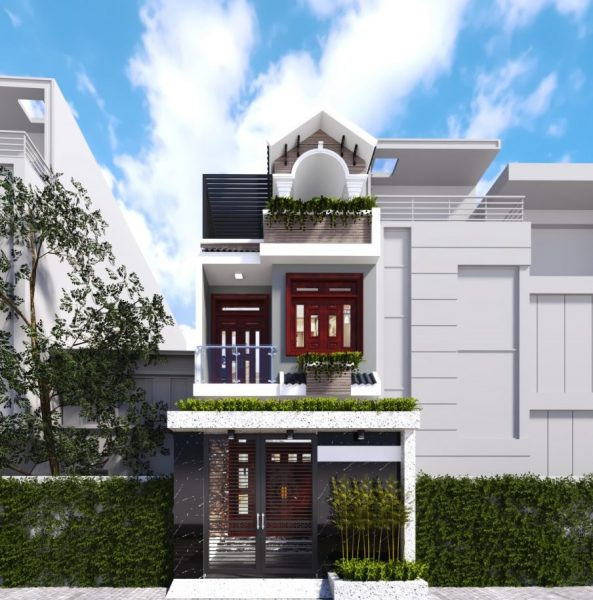 Dù sở hữu diện tích nhỏ hẹp nhưng ngôi nhà vẫn tạo ra không gian mở, thoáng đãng. Ảnh: Nhadepsaigon.