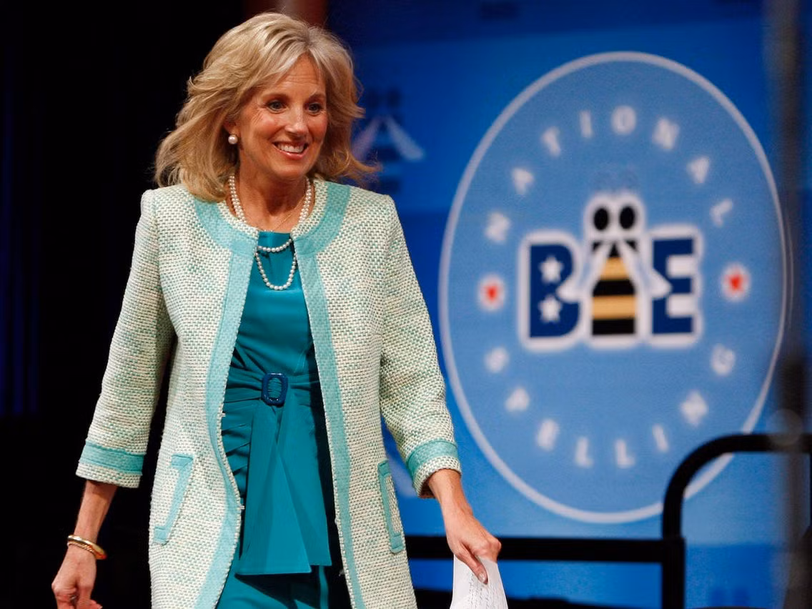 Trong khi đó, vợ ông, bà Jill Biden, đang giảng dạy tại Đại học Cộng đồng Bắc Virginia với mức lương 100.000 USD/năm. Ảnh: Getty.