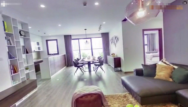 Tại Hà Nội, Trấn Thành và Hari Won sở hữu căn hộ rộng hơn 100 mét vuông, 3 phòng ngủ với giá 7 tỷ 500 triệu, có view hồ Tây.