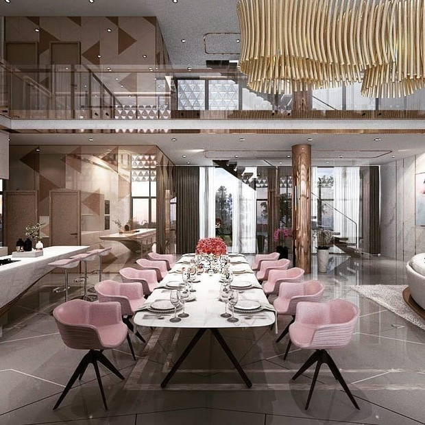 Trong khi đó, Ngọc Trinh đang sống trong biệt thự 50 tỷ đồng. Nguồn ảnh: FBNV.