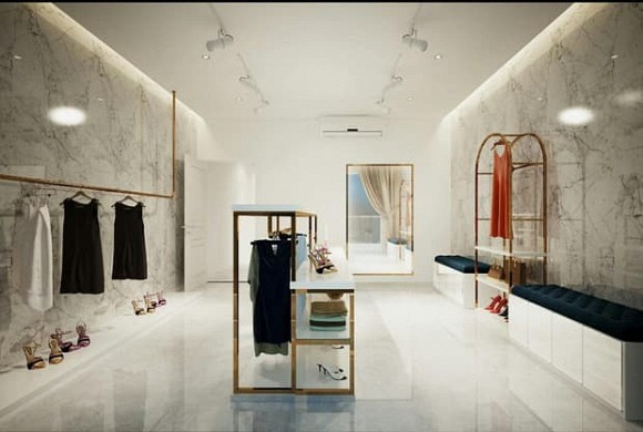 Giống như em gái, Ngọc Bích còn dành cả 1 không gian lớn để làm phòng chứa đồ hiệu.