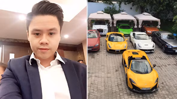 Trong danh sách người mê xe thứ thiệt tại TP.HCM còn có Phan Thành. Không thua kém các đại gia Sài Thành khác, anh cũng sở hữu một bộ sưu tập xe khủng khiến không ít người phải xuýt xoa ngưỡng mộ như: Bentley, Lexus GX570, Ferrari 458, Roll Royce Phantom. Ảnh: FBNV