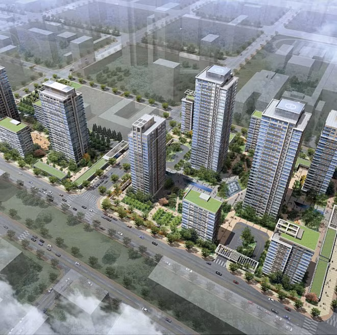 Thành phố tương lai ở Hàn Quốc: Songdo IBD là khu đô thị trị giá 35 tỷ USD được xây dựng cách thủ đô Seul 40km. Tại đây, người dân không còn cần lái xe nữa vì Songdo sẽ ưu tiên cho các phương tiện công cộng như xe buýt, tàu điện ngầm và xe đạp để đảm bảo môi trường. Ảnh Genk.