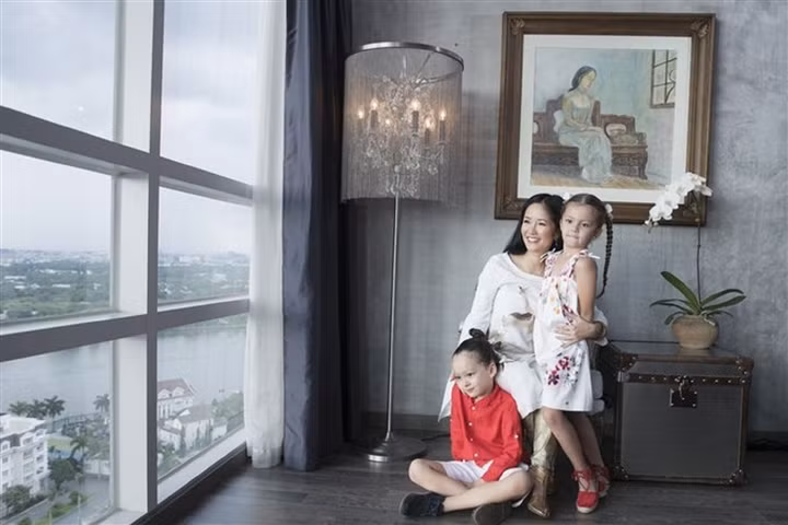 Nội thất trong căn hộ của Hồng Nhung rất tinh tế.