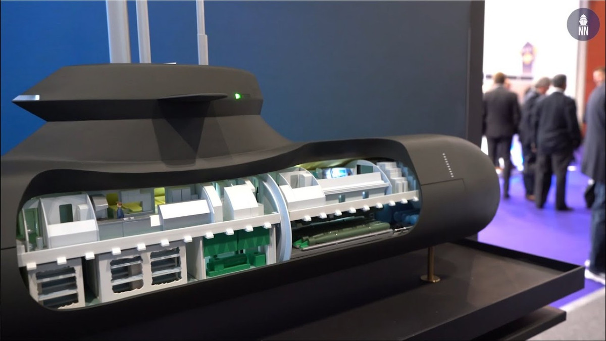 Ngoài ra, thiết kế tháp chỉ huy theo kiểu giọt nước bo tròn ra phía sau tàu, sẽ giúp kiểu dáng khí động học của tàu được cải thiện. Điều này sẽ tạo điều kiện để tàu ngầm chạy được xa hơn, tiêu thụ ít năng lượng hơn.