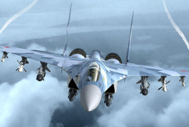 Su-35S có trọng lượng rỗng 17,5 tấn, tải trọng cất cánh tối đa 34,5 tấn.