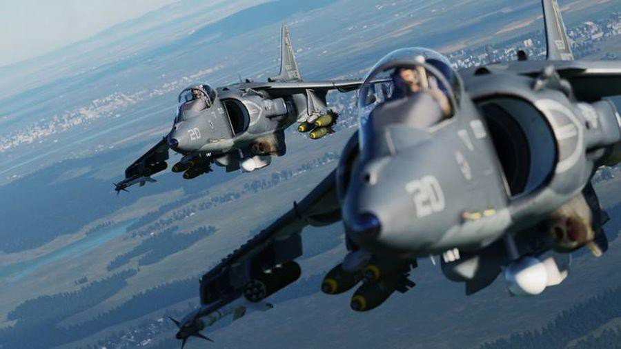 McDonnell Douglas AV-8B Harrier II là dòng máy bay cất cánh đường băng ngắn và có thể hạ cánh thẳng đứng nổi tiếng của Thủy quân lục chiến Mỹ.