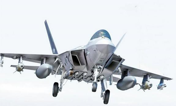 Giới quan sát cho biết loại máy bay do Hàn Quốc phát triển chịu ảnh hưởng nhiều từ máy bay F-22 Raptor của Mỹ.