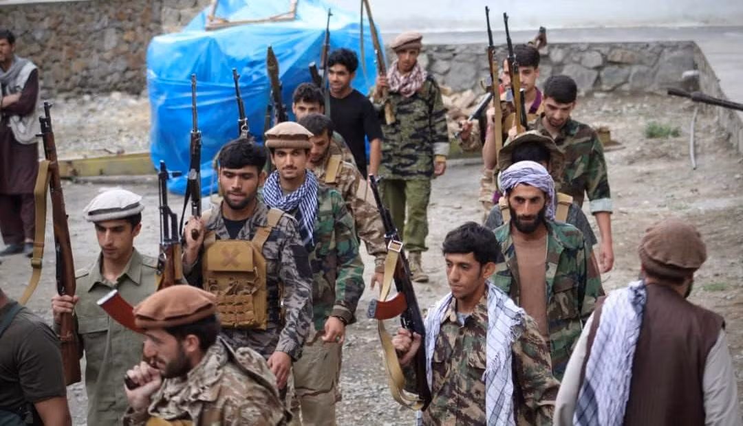 Hình ảnh các tay súng Taliban bắn chỉ thiên ăn mừng trong đêm giành chiến thắng tại thung lũng Panjshir đã được đăng tải.