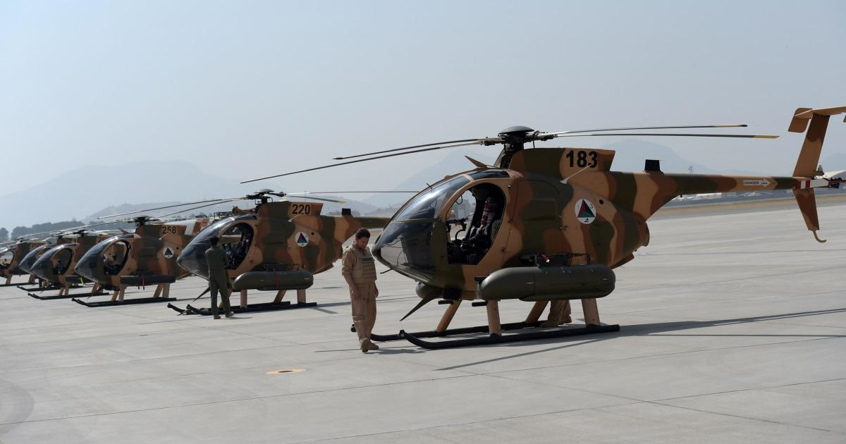 Hiện nay phần lớn trang thiết bị của Không quân Afghanistan đang nằm trên lãnh thổ Tajikistan và Uzbekistan. Phía Taliban yêu cầu được nhận lại toàn bộ các phương tiện nói trên nhưng mong muốn của họ khó thành hiện thực.