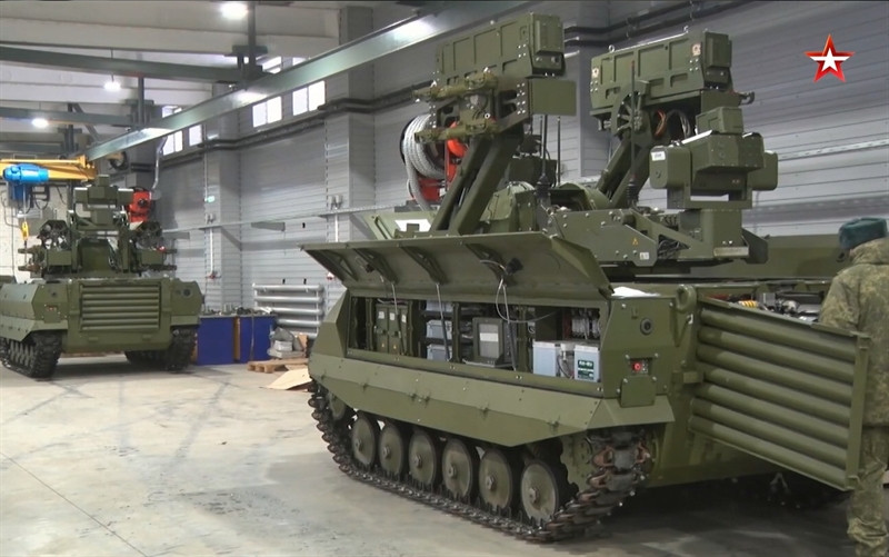 "Nhờ được thử lửa trong môi trường chiến đấu thực tế nên vũ khí Nga có sức mạnh và độ tin cậy hàng đầu thế giới so với vũ khí cùng phân khúc", Tướng Viktor Bondarev khẳng định. Ảnh trong bài: Nga thử nghiệm Uran-9.