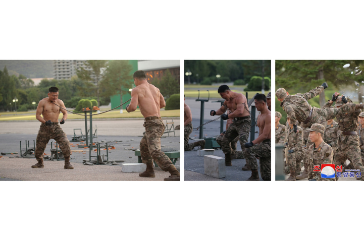 Những màn trình diễn này cũng là "thương hiệu" nổi tiếng của các lực lượng đặc nhiệm Triều Tiên.