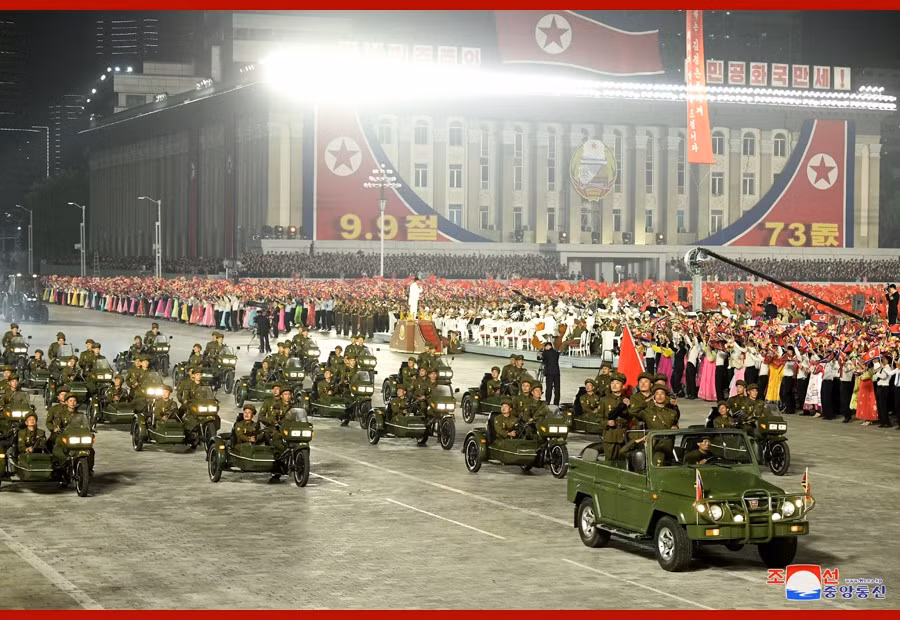 Nhiều đơn vị cơ động của Triều Tiên tới nay vẫn sử dụng xe ba bánh làm phương tiện di chuyển chính.