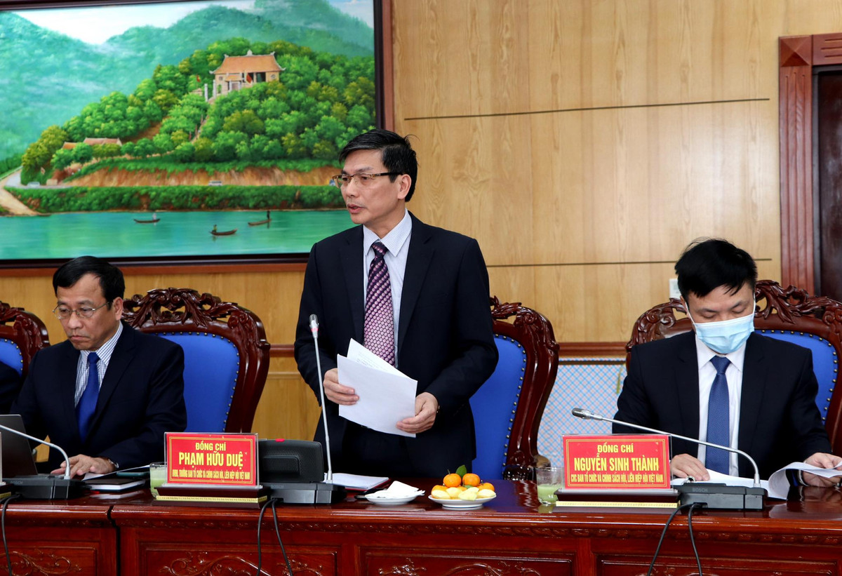 Dang doan VUSTA lam viec voi Ban Thuong vu Tinh uy Lai Chau-Hinh-4