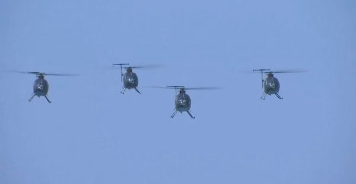 Cảm giác vui mừng của Ban giám đốc đã biến thành thất kinh, khi vị khách hàng Triều Tiên đòi mua máy bay trực thăng Hughes MD500 của Mỹ.